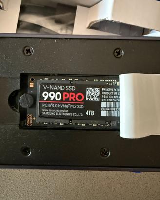 SAMSUNG SSD M2 990PRO 4TB + CASE ACASIS TUNDERBOLT