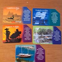 5 schede telef.  Paese che vai trasporto che trovi