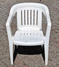 Sedia giardino in plastica