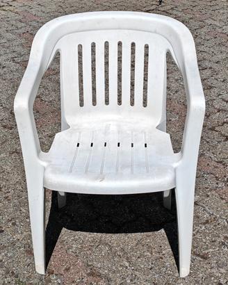 Sedia giardino in plastica