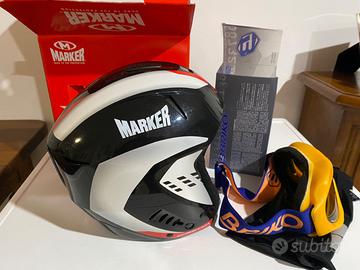 Casco Marker e maschera da bambino