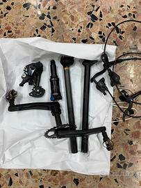 Guarnitura freni pacco pignoni ammortizzatore