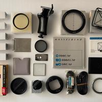 16 Accessori originali HASSELBLAD+10 pellicole 120