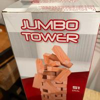 Jumbo Tower gioco in legno nuovo