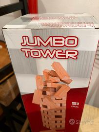 Jumbo Tower gioco in legno nuovo