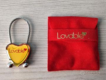 Portachiavi a cuore Lovable