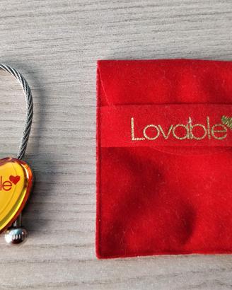 Portachiavi a cuore Lovable