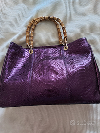 Pinotti Forte dei Marmi borsa in pitone