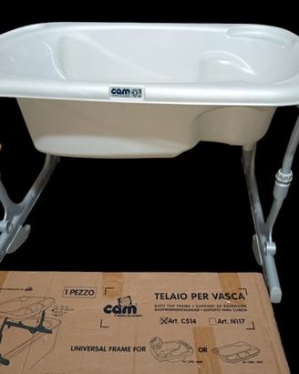 Set Bagnetto CAM Vasca +Telaio supporto regolabile
