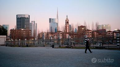 Monolocale Cenisio con giardino e ascensore