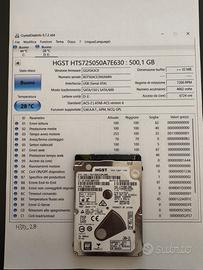 Hard Disk 500GB 2.5” HGST