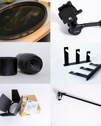 Attrezzatura fotografica professionale per studio