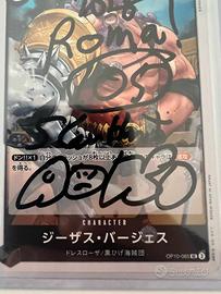 🔥 STEVE AOKI 1/1 One Piece Card ROMA #105 Edition