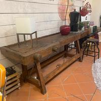 banco falegname - Bancone in legno massello
