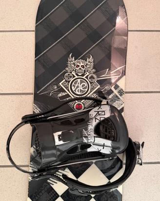 Snowboard Salomon 160cm, attacchi, scarponi tg. 40