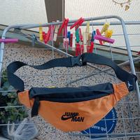 Marsupio Nike Jordan Jumpman arancione/nero