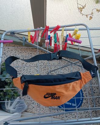Marsupio Nike Jordan Jumpman arancione/nero