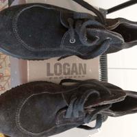 Scarpe in pelle nera LOGAN
