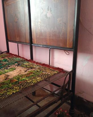 letto in ferro battuto inizio 900