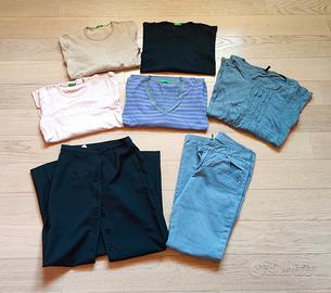 Lotto abbigliamento Benetton donna (tg. XS) 