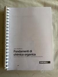 Testo universitario di chimica organica McMurry