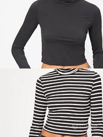  set di due top maniche lunghe misura XS