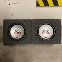 COPPIA SUB WOOFER MTX