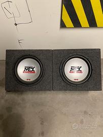 COPPIA SUB WOOFER MTX