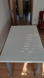 tavolo bianco 130×80