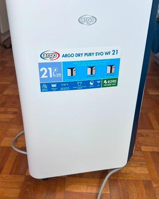 DEUMIDIFICATORE ARGO DRY PURY EVO 21 Litri