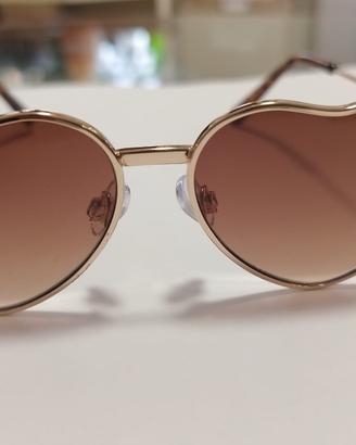 Occhiali da sole bambina a forma di cuore