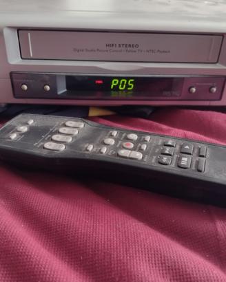 Videoregistratore Philips con telecomando 