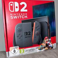 Nintendo swich 2 + Mario Kart + Baranza + Custodia