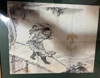 Quadro “Shoki a caccia di Oni”