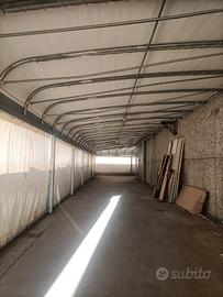 tettoia telonata smontabile