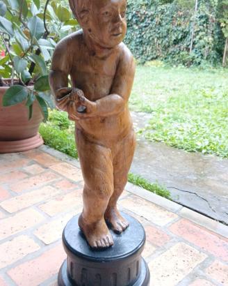 statua in legno