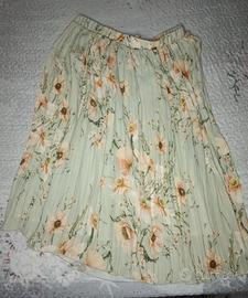 Gonna Plissettata a Fiori H&M – Taglia L