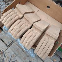 4 zampe di leone in legno