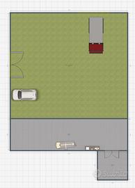 Capannone con cortile