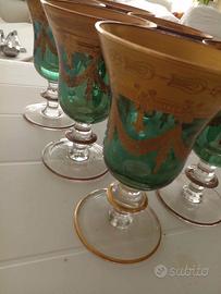 Bicchieri Preziosi d'arte di Murano Arabeschi Esme