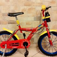 Bicicletta 16" spiderman come nuova 