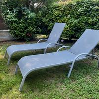 Set di 2 lettini da Giardino