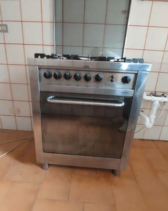 Cucina a gas LOFRA 90 cm 5 fuochi in acciaio inox