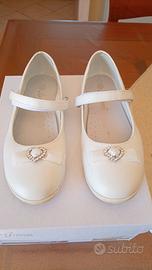 Scarpe bambina bianche n. 32
