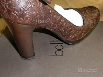 SCARPE pelle donna tacco firmate BALLIN ORIGINALI