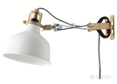 2 lampade ikea RANARP da parete