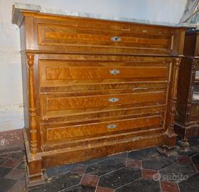 Antica cassettiera comò primi Novecento 