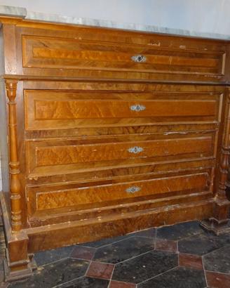 Antica cassettiera comò primi Novecento 