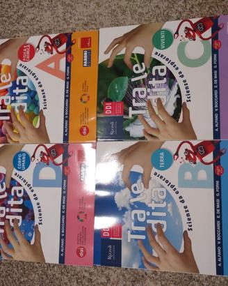 Libri NUOVI medie scienze Tra le Dita A +B +C  +D 