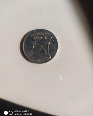 MONETA 10 LIRE RARA